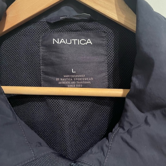 Nautica Men's Navy and Red Jacket L - Picture 3 of 7